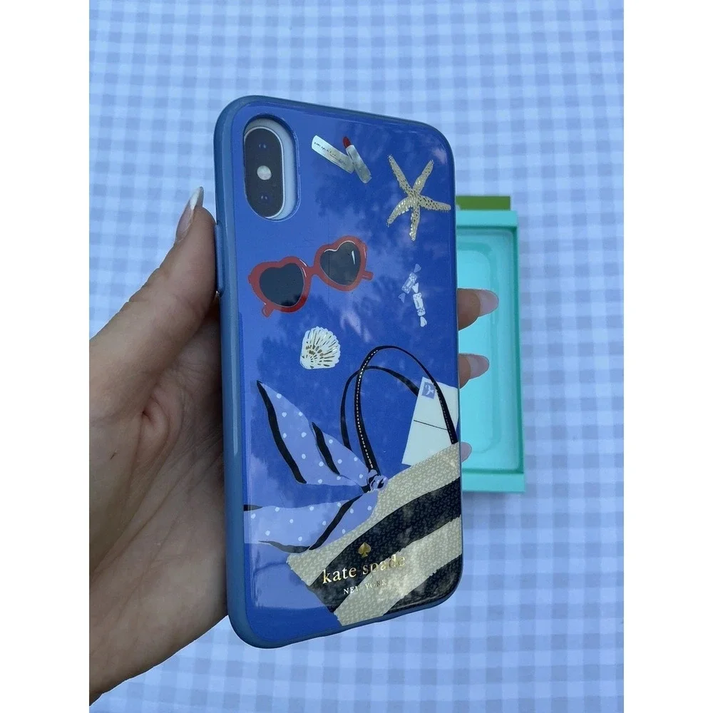 iPhone x Kate Spade Phone Case Beach Theme Seashell Starfish‎